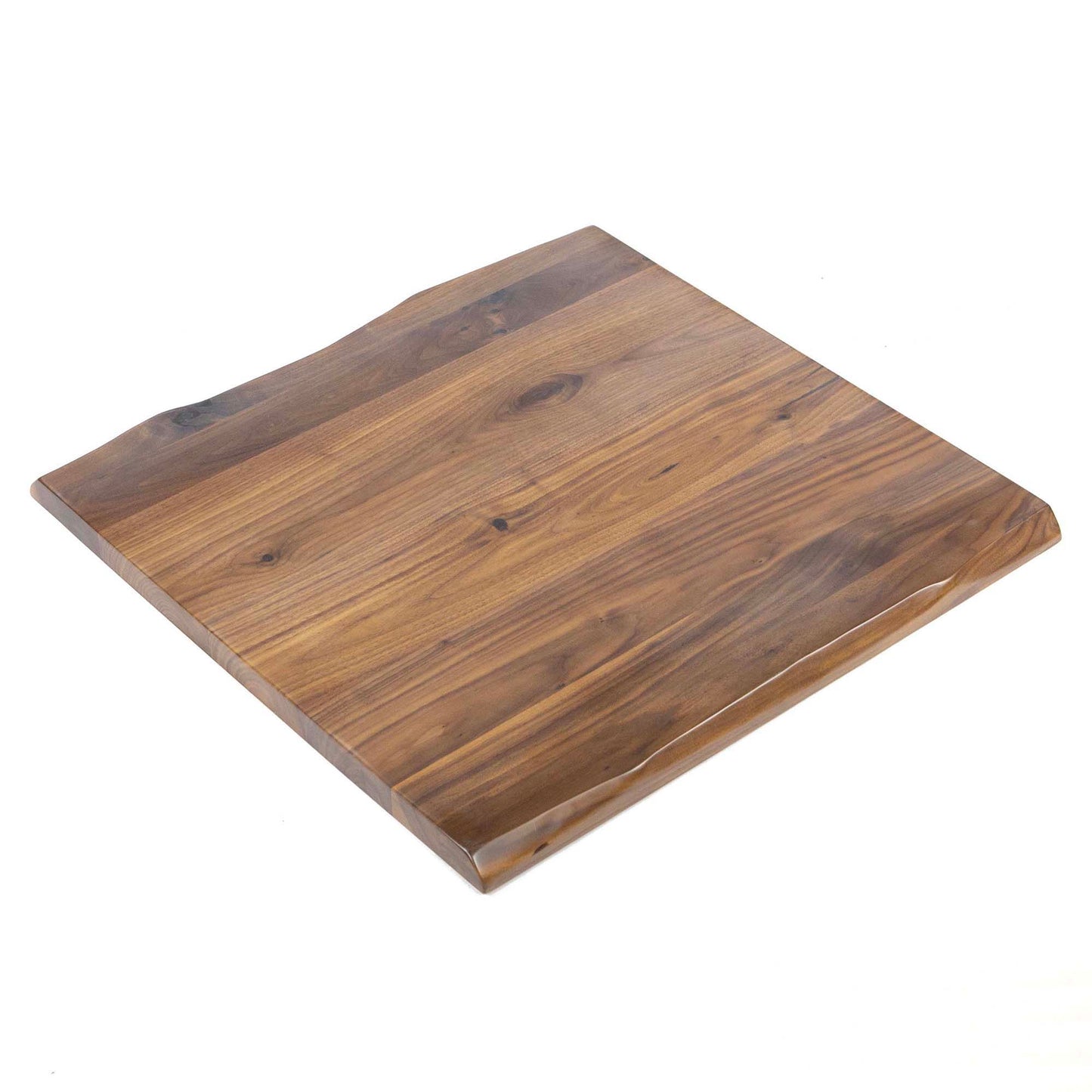 black walnut table top 24" x 24"