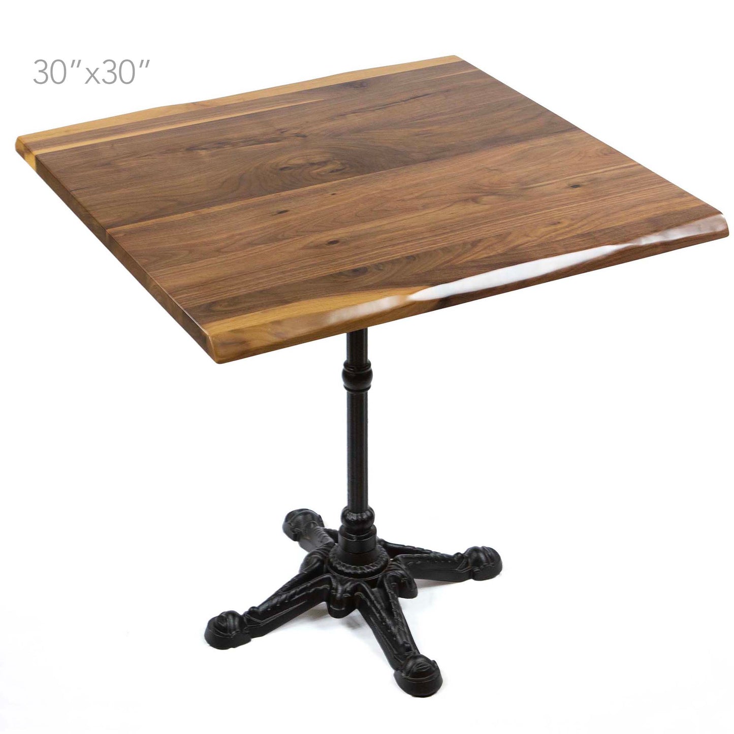 JK3063 pedestal table base with 30" x 30" square table top