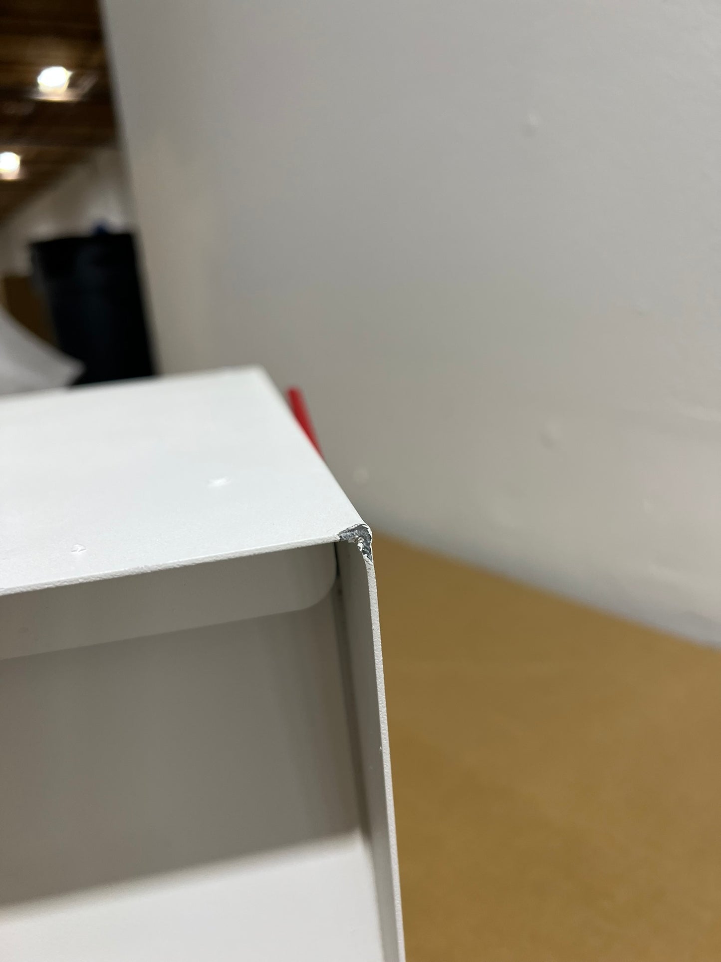 CLEARANCE #4 | White Large Size Post-Mounted Mailbox, #HC111