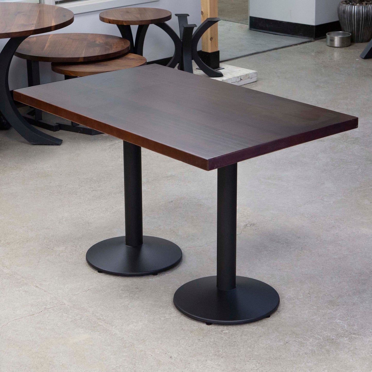 solid pine wood restaurant tables