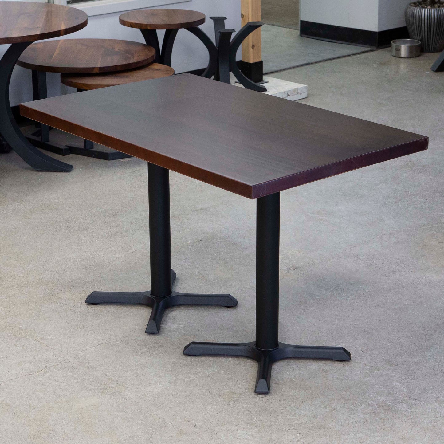 solid pine wood restaurant tables