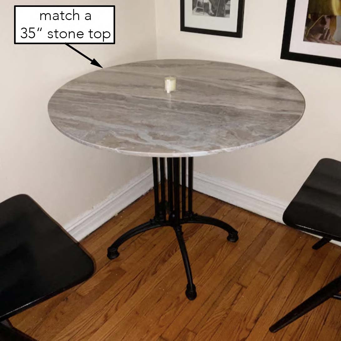 4 Prong Cast Iron Bistro Table Base, 1 PC #JK3070