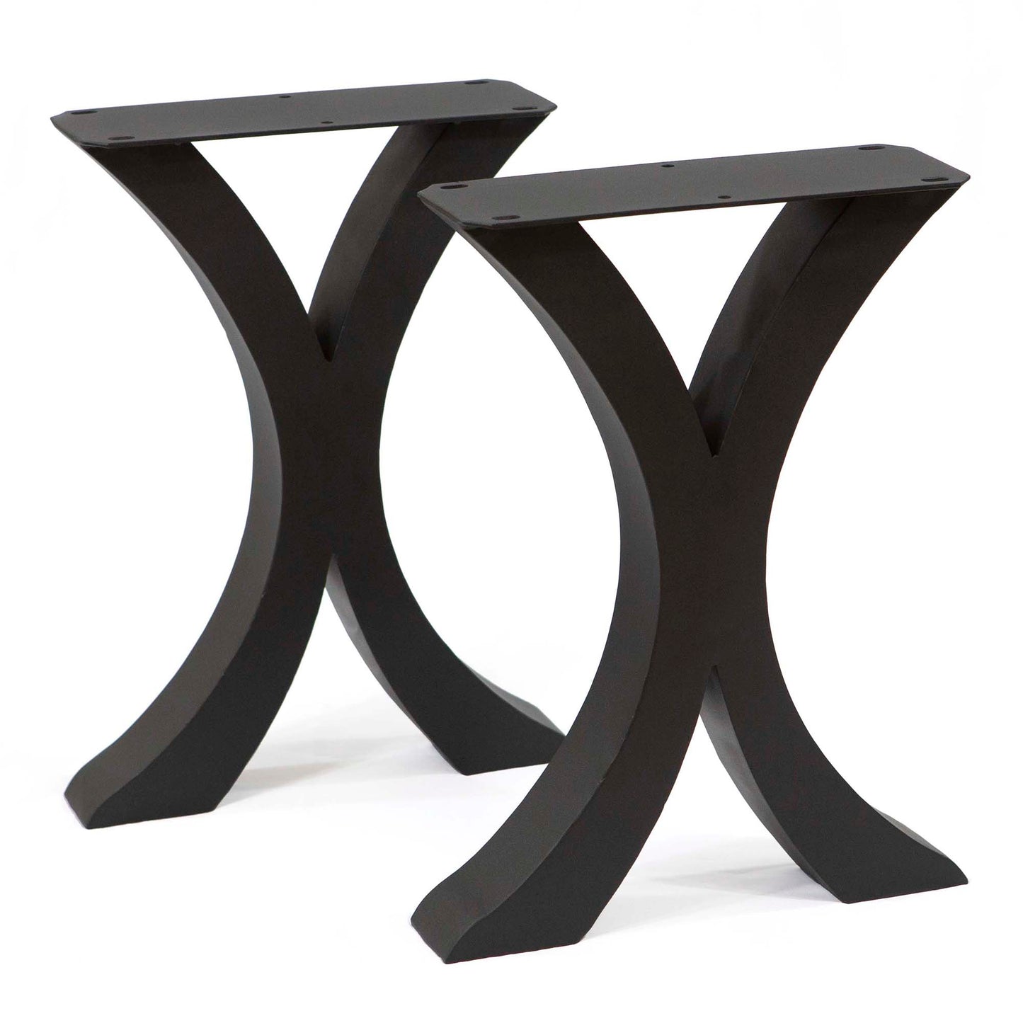 ST3013E flowy X-shaped bench legs