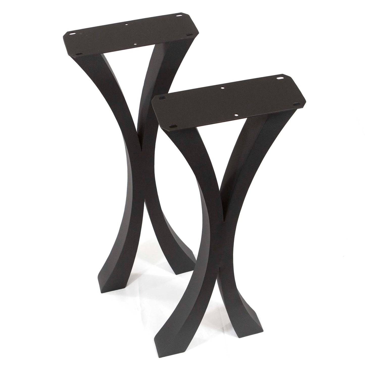 H34" Flowy X-Shaped Sofa Table legs, 1 Pair #ST3013M