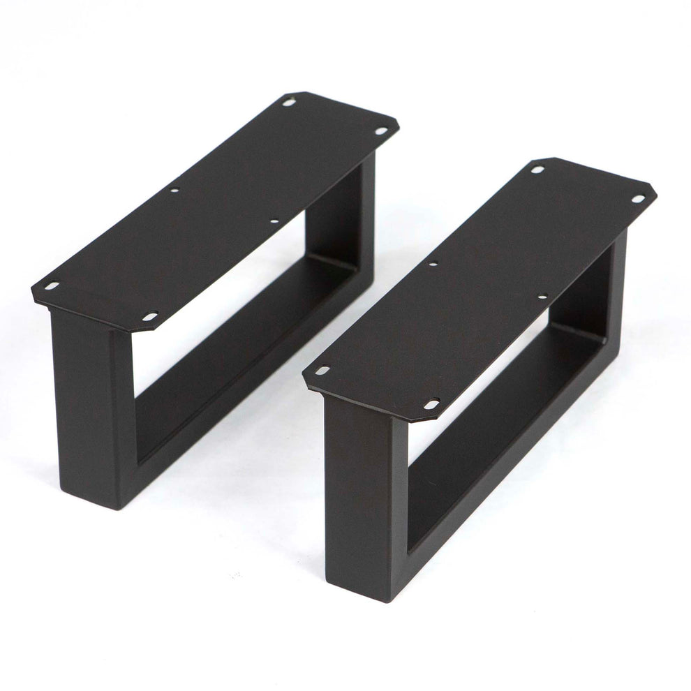 H6" U-shaped Metal Furniture Legs, 1 Pair #W5033L6