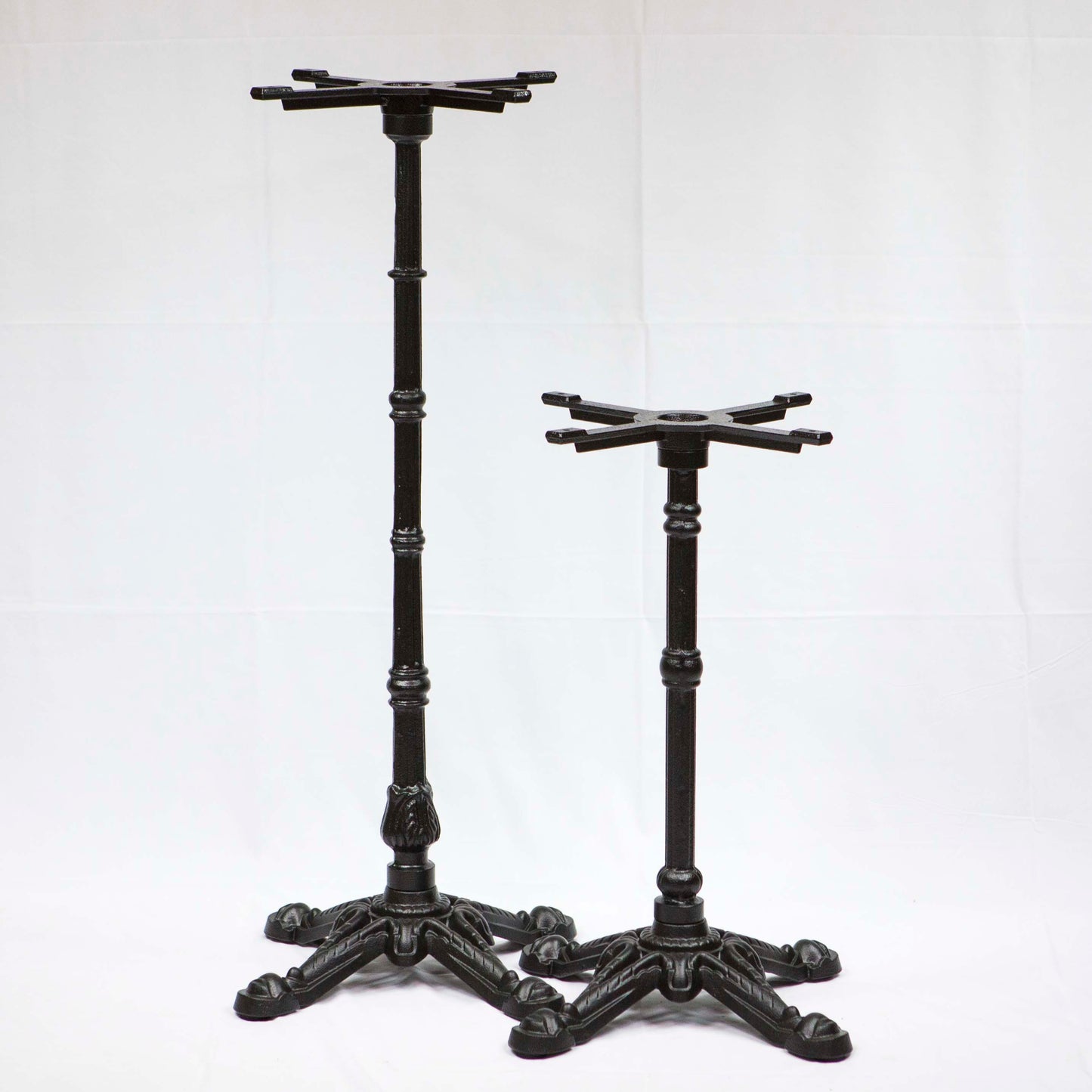 Cast Iron Pedestal Table Base, dining table and bar height, Restaurant, Classic - RustyDesignUSA