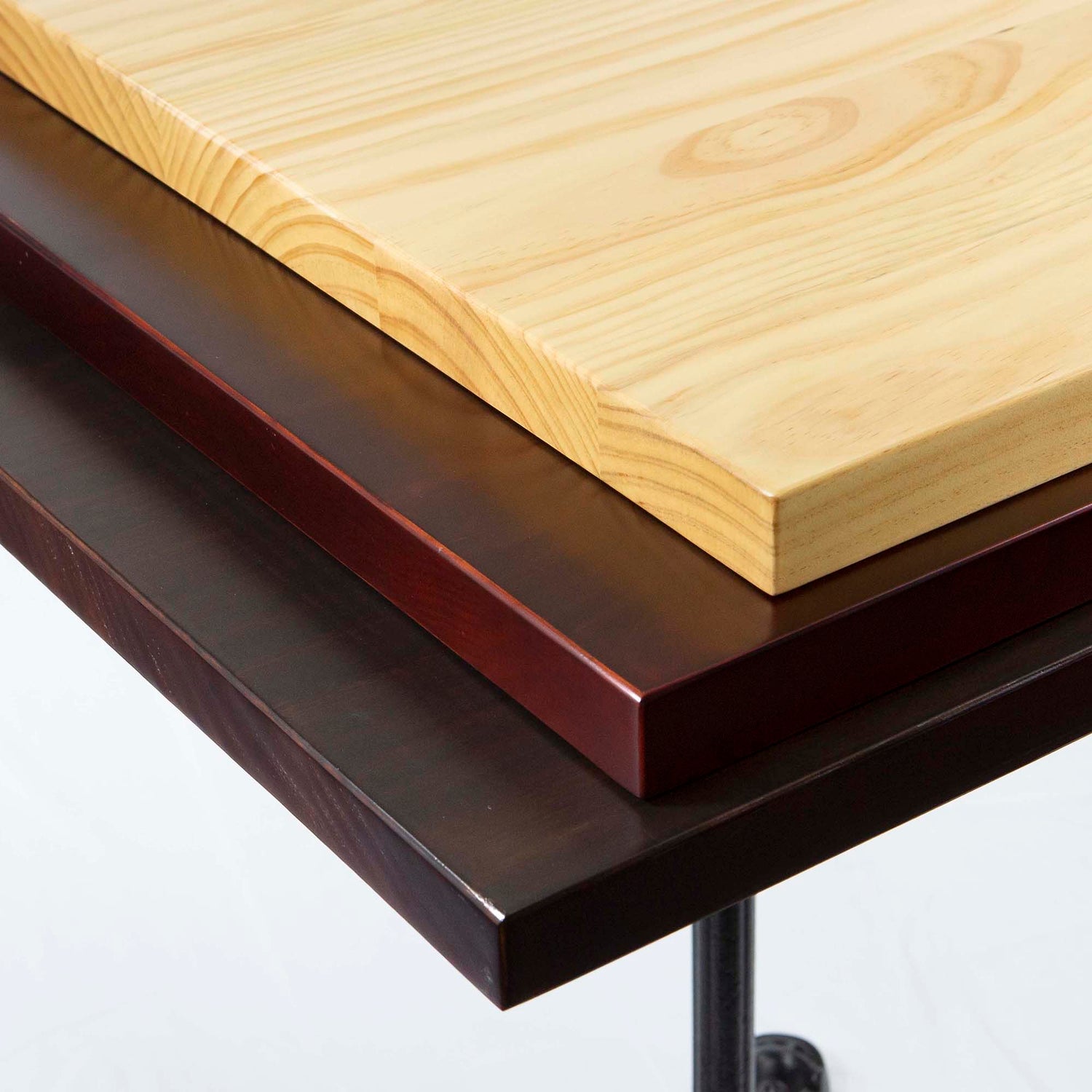 solid clear pine table tops