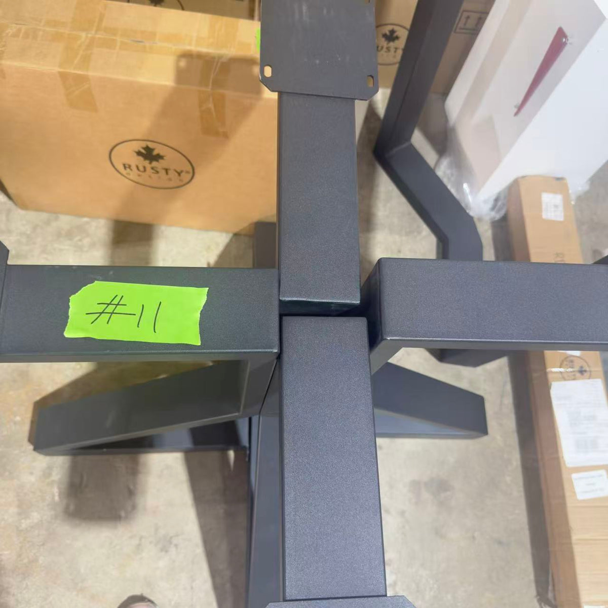 Clearance #11 | Round Dining Table Legs, 1 Set, Round-Z Shaped, #SS006