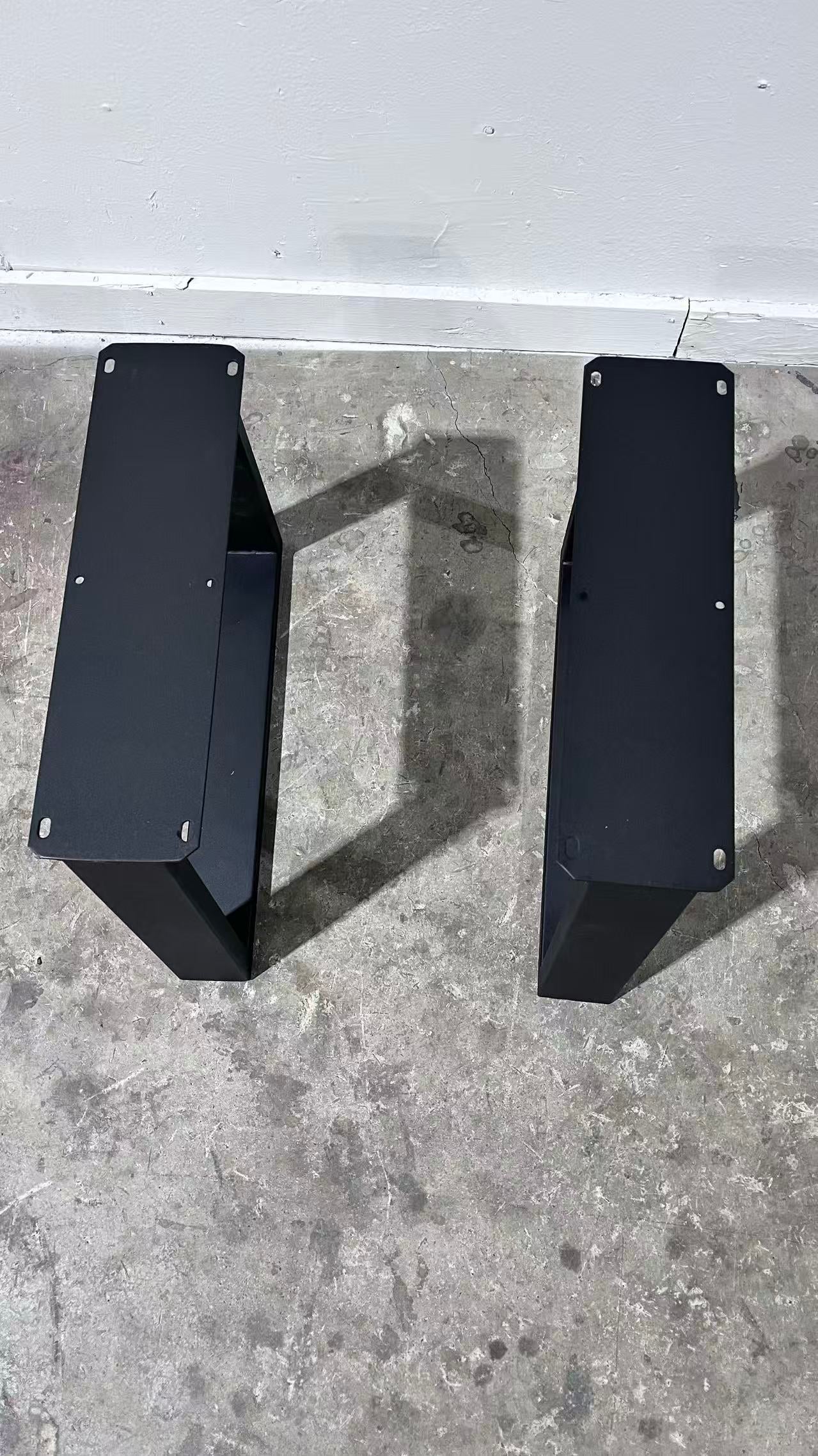 CLEARANCE #2 | Coffee Table Legs, 1 Pair, Trapezoid-Shaped #SS220N