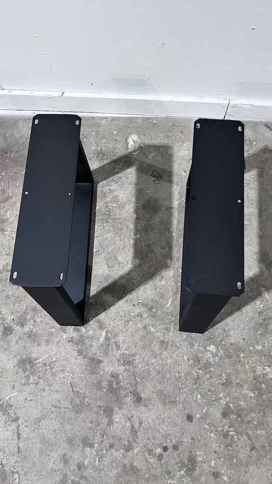 CLEARANCE #2 | Coffee Table Legs, 1 Pair, Trapezoid-Shaped #SS220N