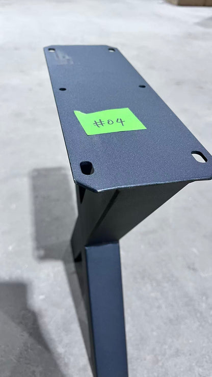CLEARANCE #4｜Metal Bench Leg Base, 1 Pair, X Shape #W5037E