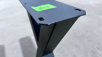 CLEARANCE #4｜Metal Bench Leg Base, 1 Pair, X Shape #W5037E