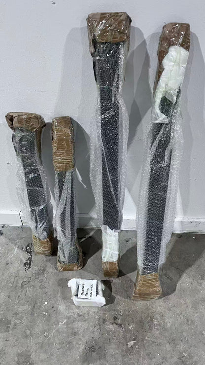 CLEARANCE #12|Coffee Table Legs, Straw Bundle Shaped, 1 Set #SS1720