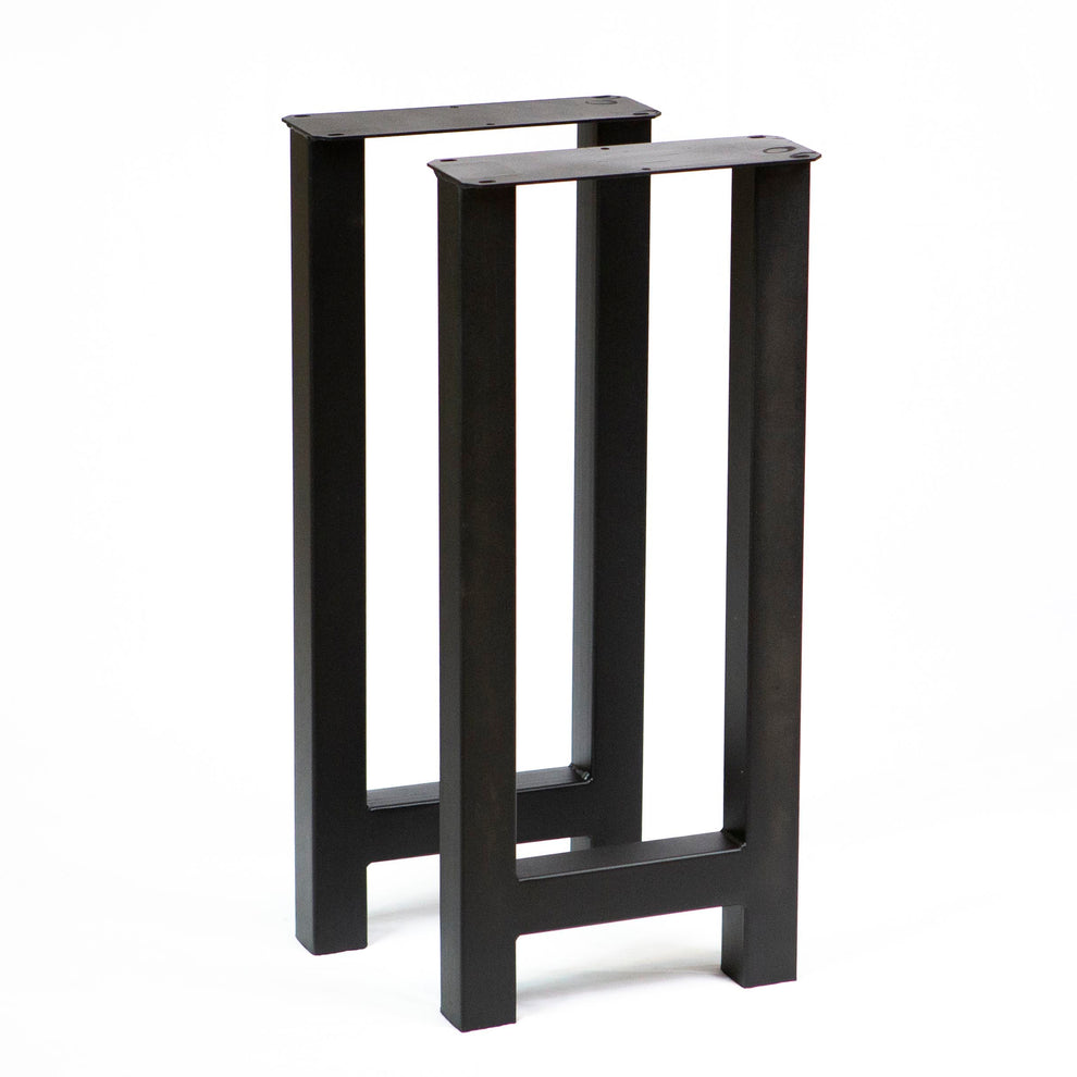 Entryway Console Table Legs - Heavy Duty H-Shaped Pair – Rusty Design ...