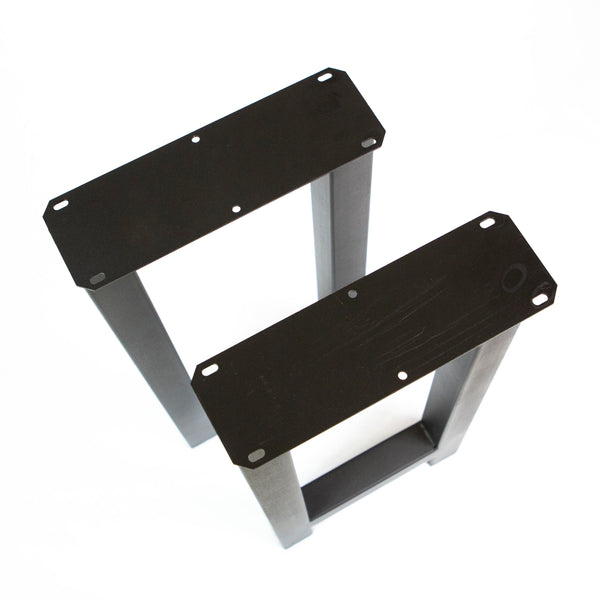 Entryway Console Table Legs - Heavy Duty H-Shaped Pair – Rusty Design ...