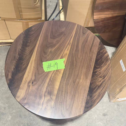 Clearance #19 | 19" Black Walnut Round Table Top