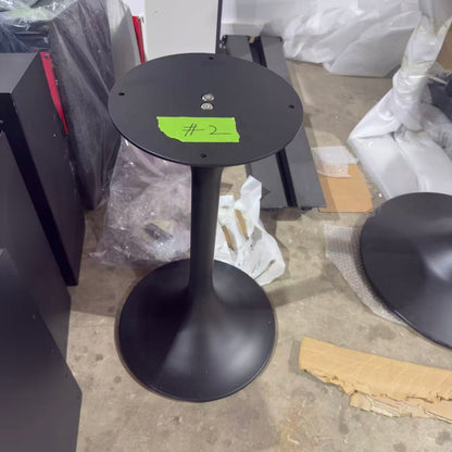 Clearance #2 | Table Leg for End Table, Tulip-Shaped, Black Color #LK1423B