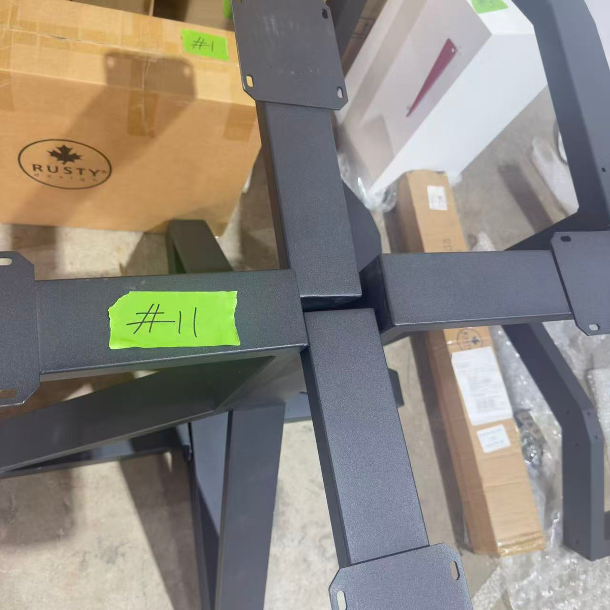 Clearance #11 | Round Dining Table Legs, 1 Set, Round-Z Shaped, #SS006