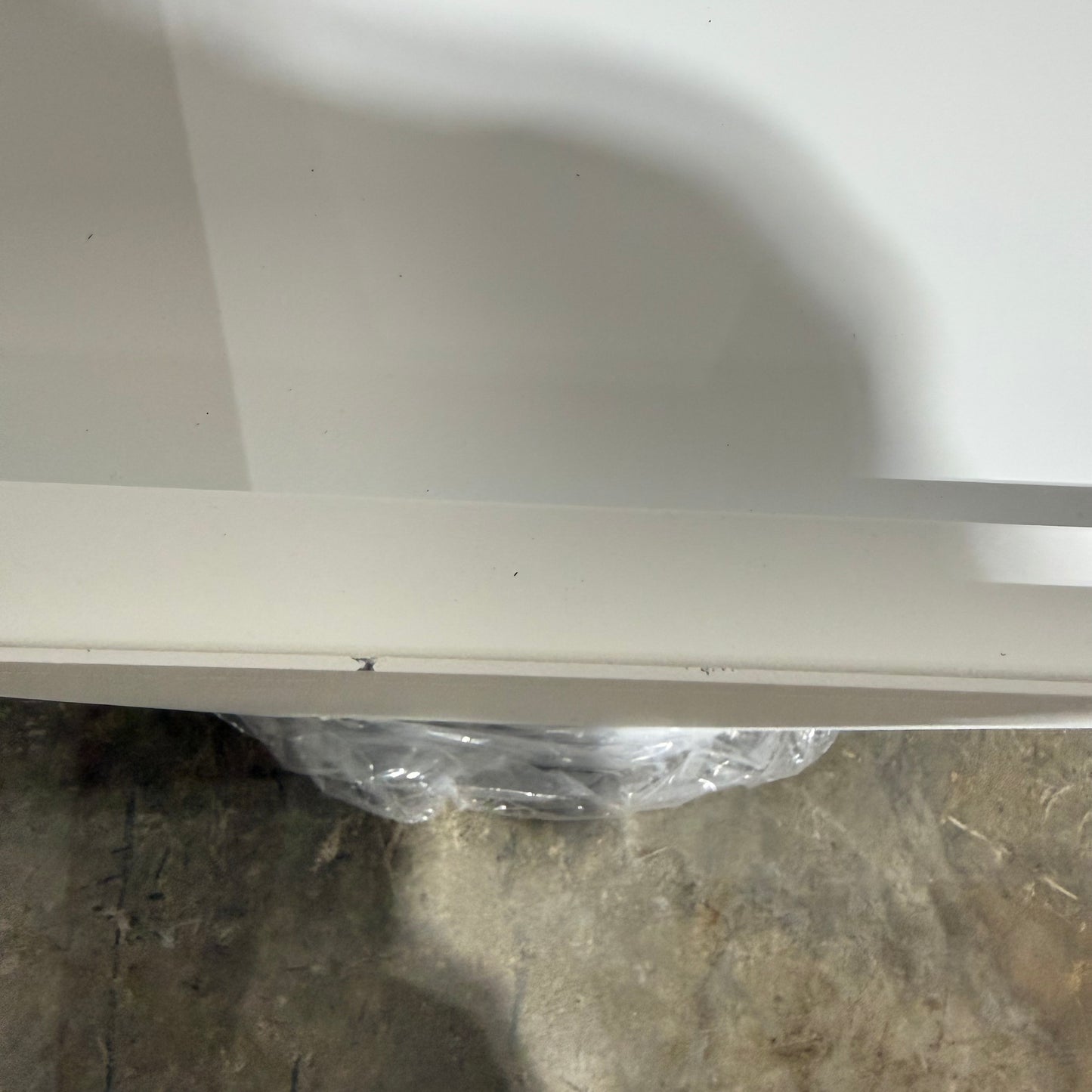 Clearance #3 | White Large Size Post-Mounted Mailbox, #HC111