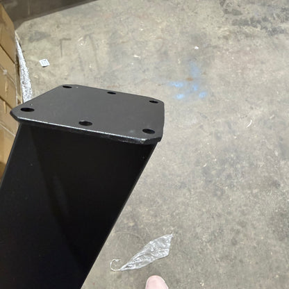 Clearance # 6 | Dining Table Legs, Set/4, Metal Angled Shape #SS910