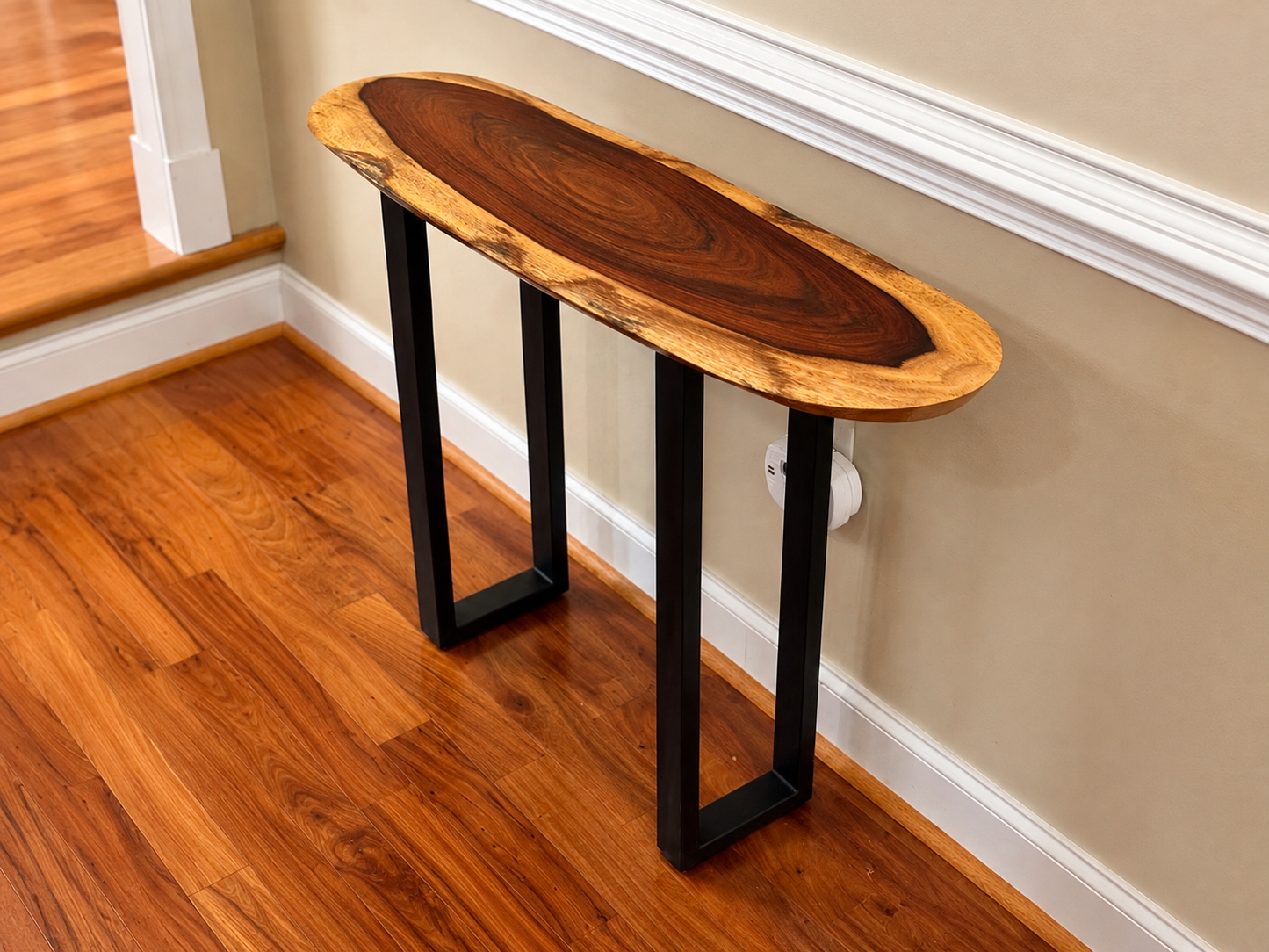 U-Shaped W7.75"xH28" Small Console Table Legs, 1 Pair #W5033H28