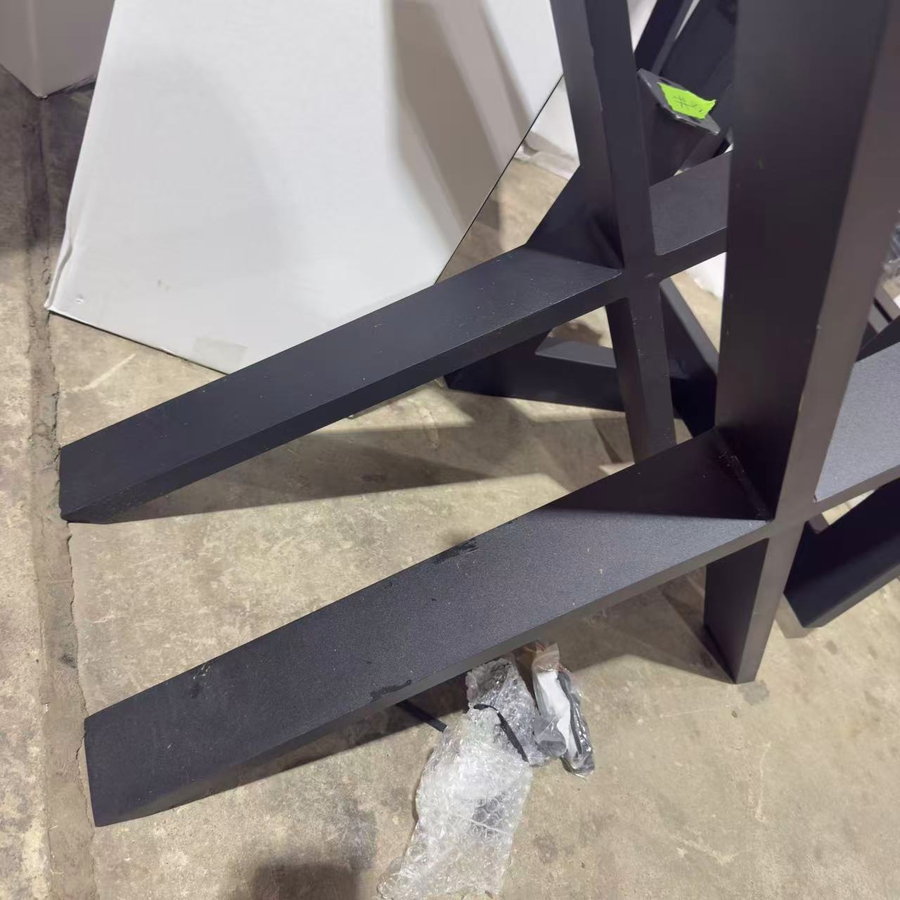 Clearance #15 | Aluminum X-Shaped Outdoor Dining Table Legs, 1 Pair #A004A