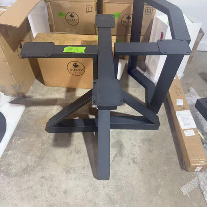 Clearance #11 | Round Dining Table Legs, 1 Set, Round-Z Shaped, #SS006
