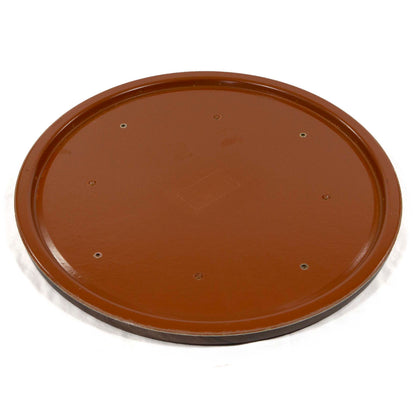 back of 24" round seamless all weather melamine board table tops