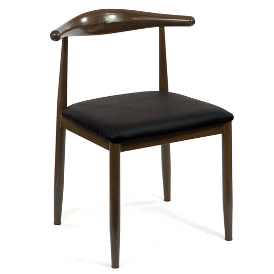 CK8014-WN Horn Back Metal Restaurant Chairs WN 1