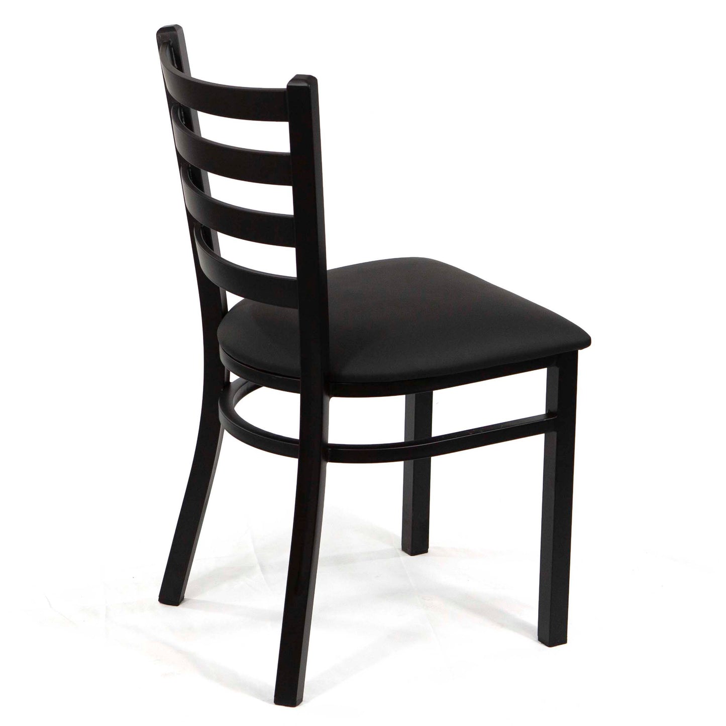 CK8028 Ladder Back Metal Restaurant Chairs from back