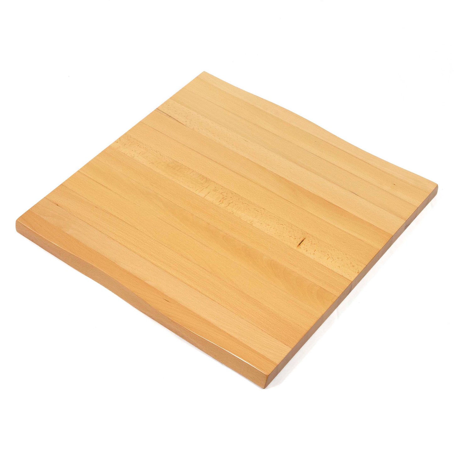 24" x 24" European beech solid hardwood table tops