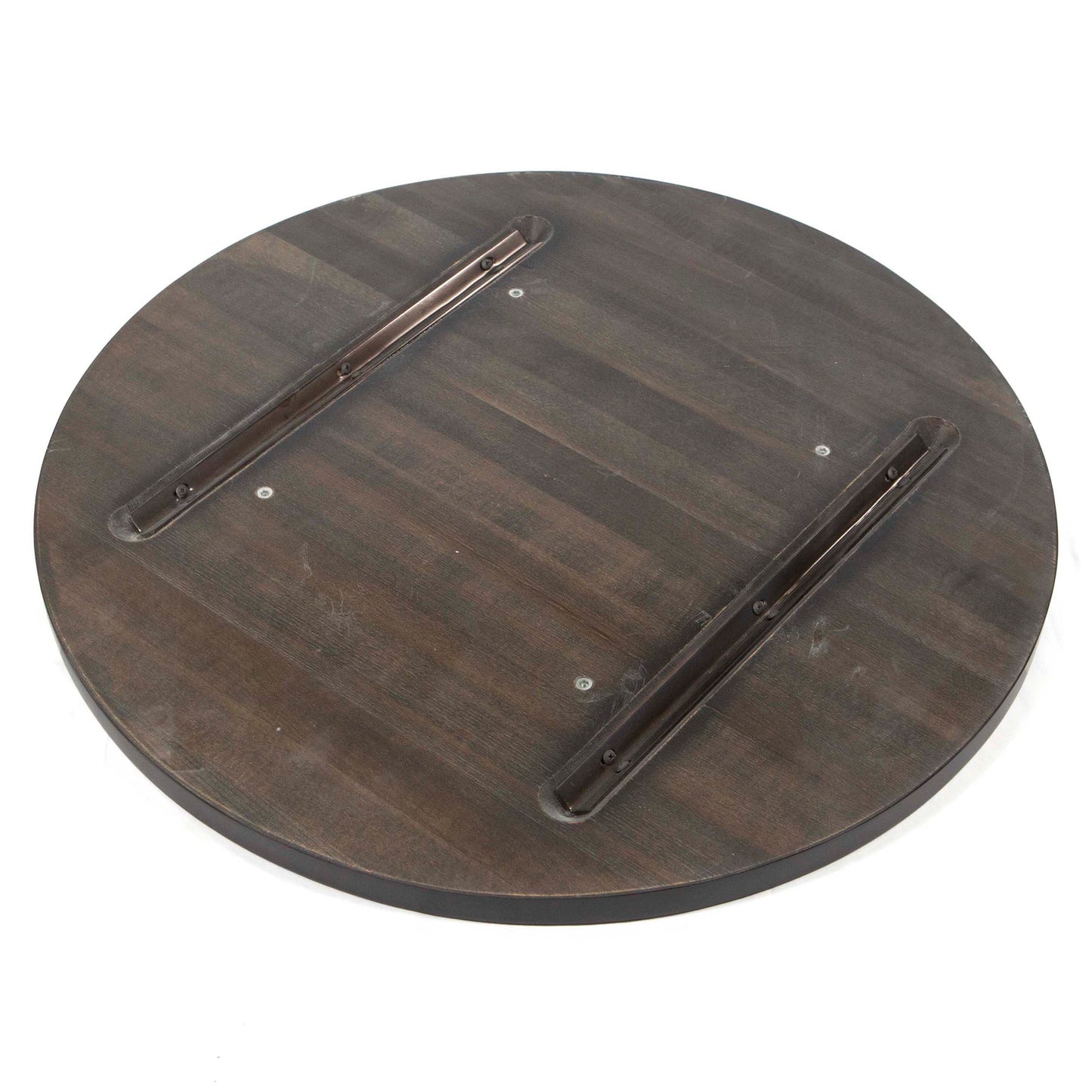 back of round European beech table tops