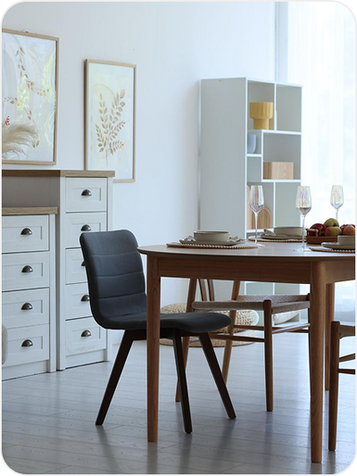 Dining table and chair