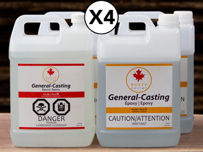 epoxy resin Canada, general casting 12 gallon pack