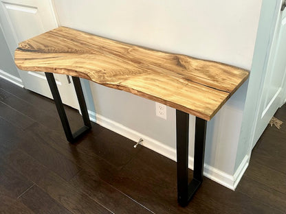 U-Shaped W7.75"xH28" Small Console Table Legs, 1 Pair #W5033H28