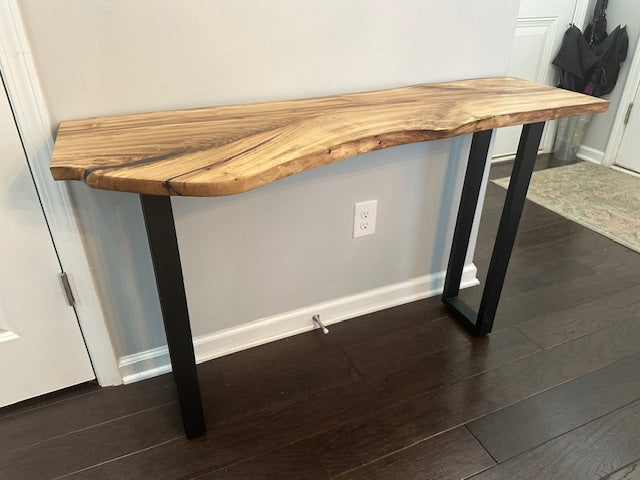 U-Shaped W7.75"xH28" Small Console Table Legs, 1 Pair #W5033H28