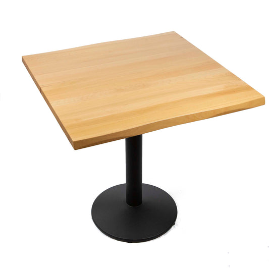 30" x 30" solid European beech restaurant cafe table