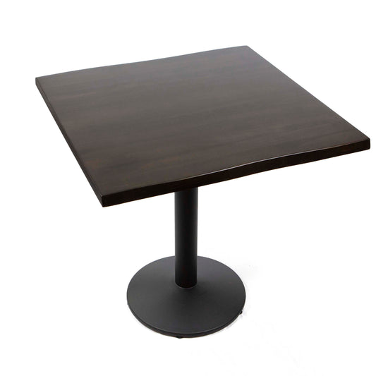 30" x 30" solid European beech hardwood restaurant cafe table