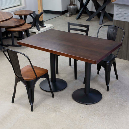 solid pine wood restaurant tables and chairs