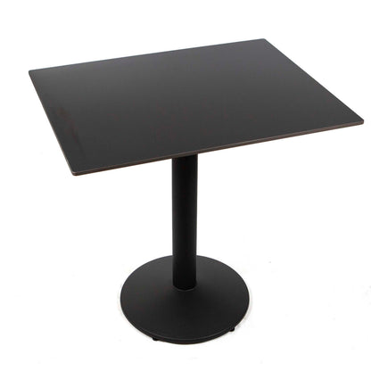24" x 30" black sintered stone restaurant tables