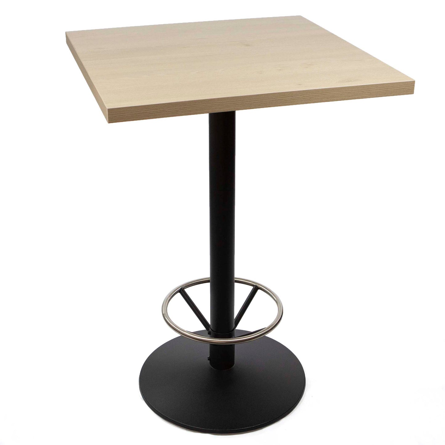 30" x 30" melamine board bar height bistro table