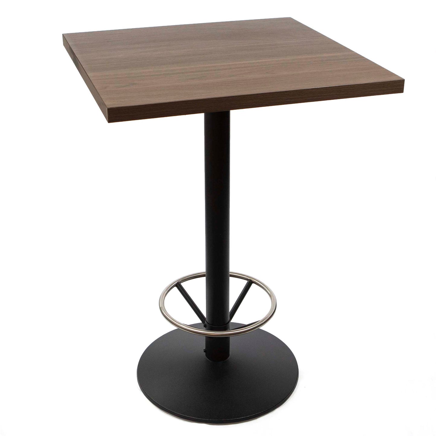 30" x 30" melamine board bar height bistro table