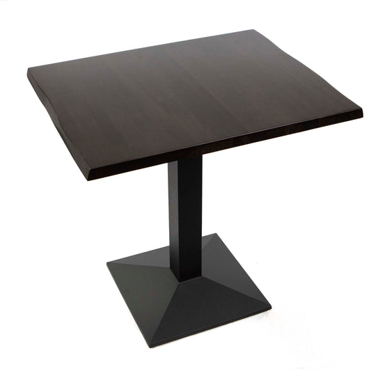 24" x 30" solid European beech restaurant cafe table