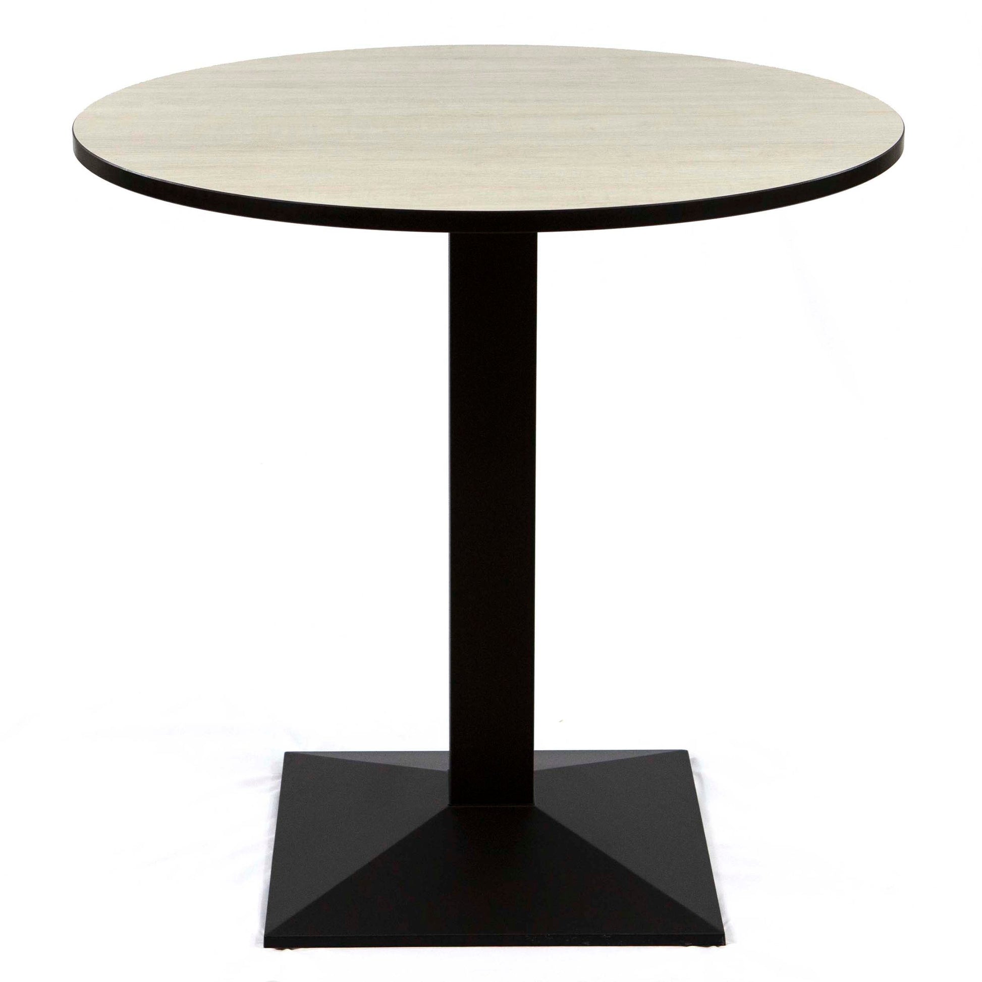 30" round HPL restaurant cafe table