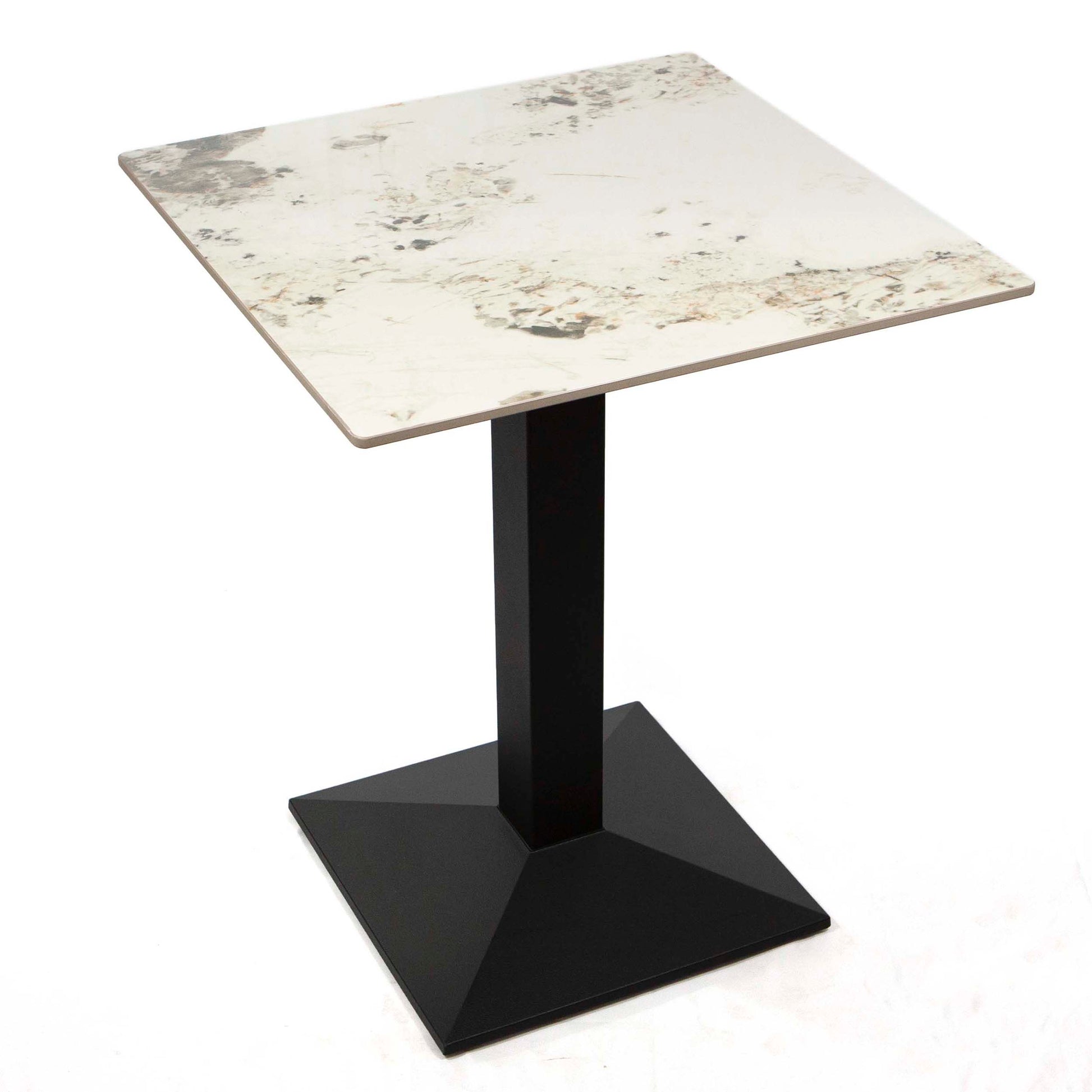 24" square sintered stone restaurant cafe tables