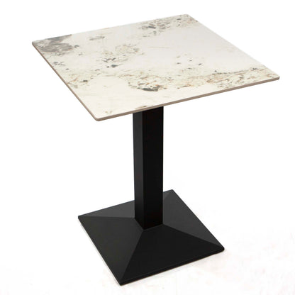 24" square sintered stone restaurant cafe tables