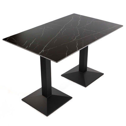 30 x 48" Sintered Stone Restaurant Table Top, Black Color #KE3048-BL