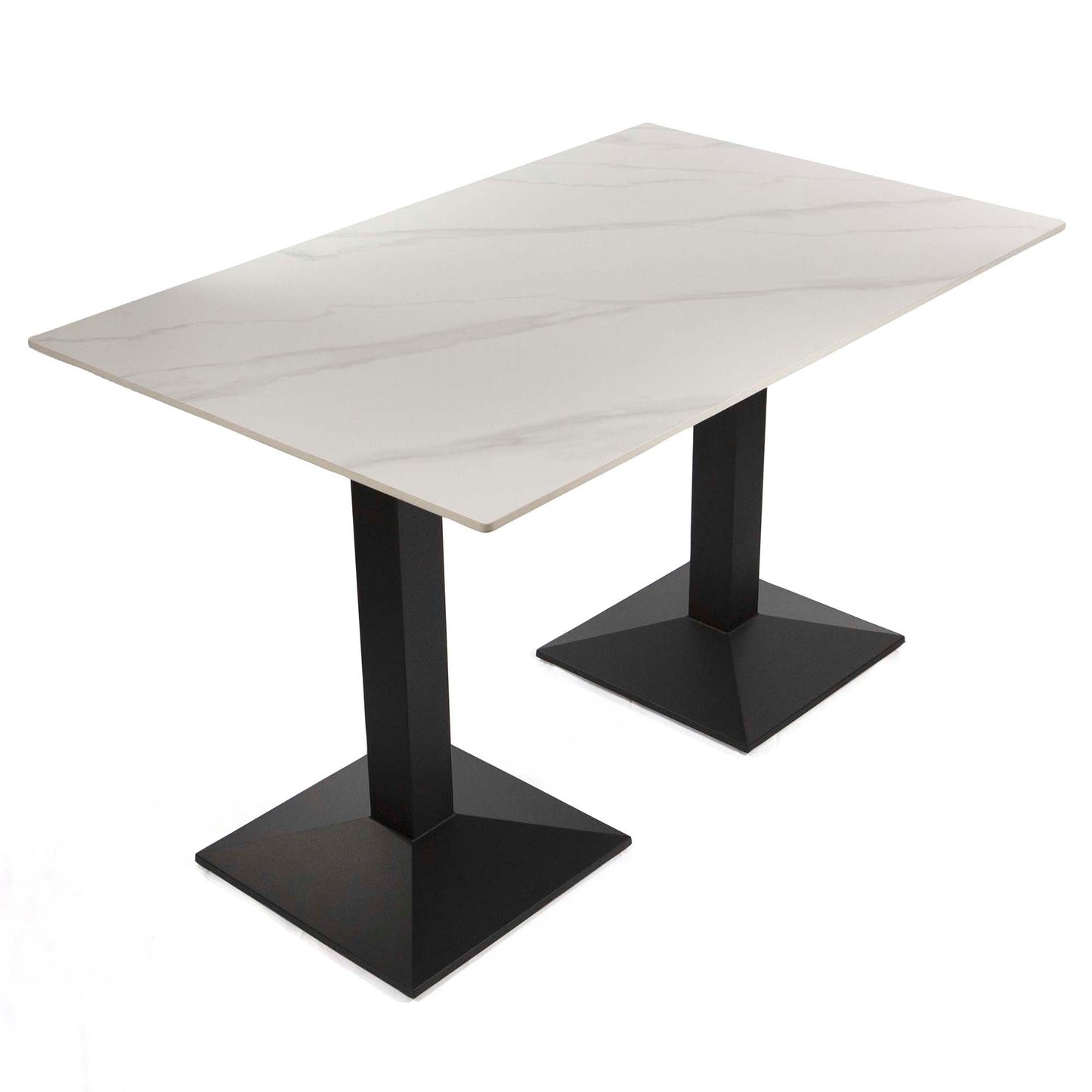 30 x 48" Sintered Stone Restaurant Table Top, White Color #KE3048-W