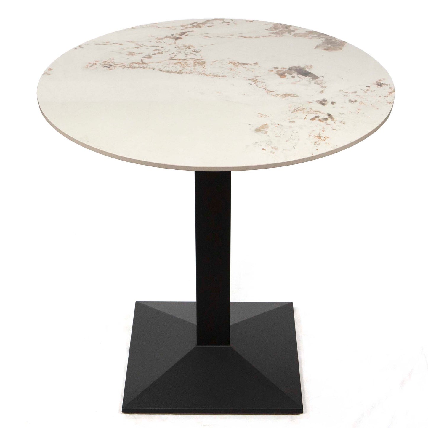 30" round sintered stone restaurant tables