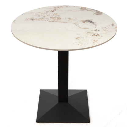 30" round sintered stone restaurant tables